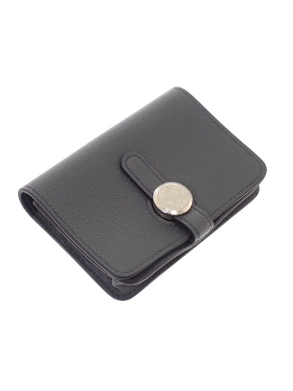 Hermes Dogon Compact Card Case Sellier Ever Color Gray Grimeyer